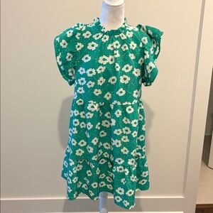 THML Floral Flutter Sleeve Dress Sz M